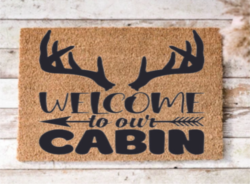 Welcome to our Cabin Doormat
