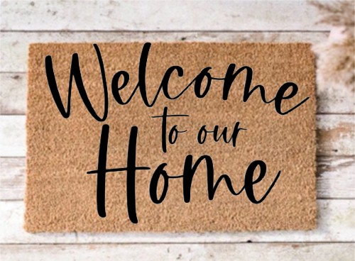 Welcome to our Home 2 Doormat