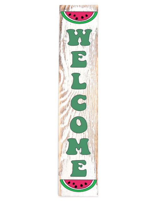 Watermelon Welcome Porch Sign