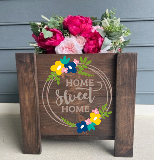 HSH Wreath Porch Flower Box