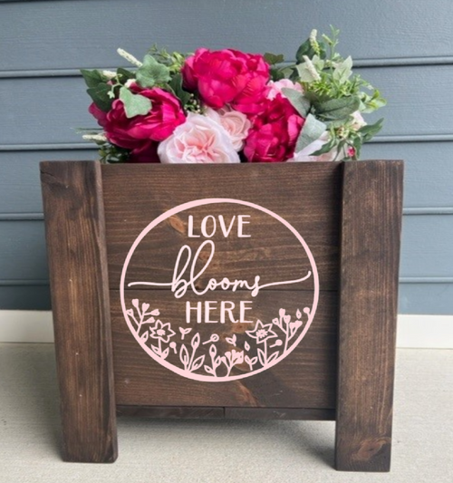 Love Blooms Porch Flower Box