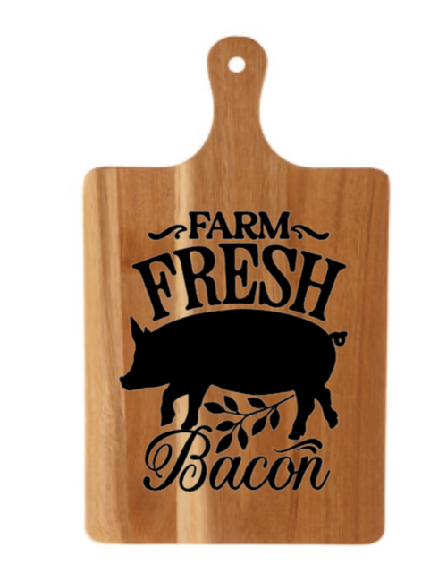 Fresh Bacon Cutting/Charcuterie Board