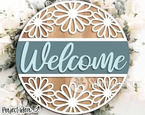 3D Welcome Flowers Round 1