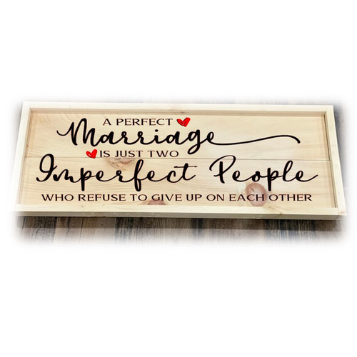 Marriage Planked Signs
