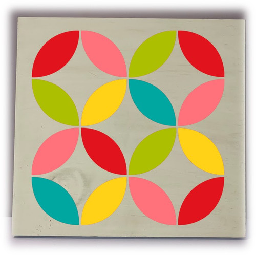 Spring Circles Quilt ONE PIECE