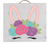 Bunny Floral Head Sign