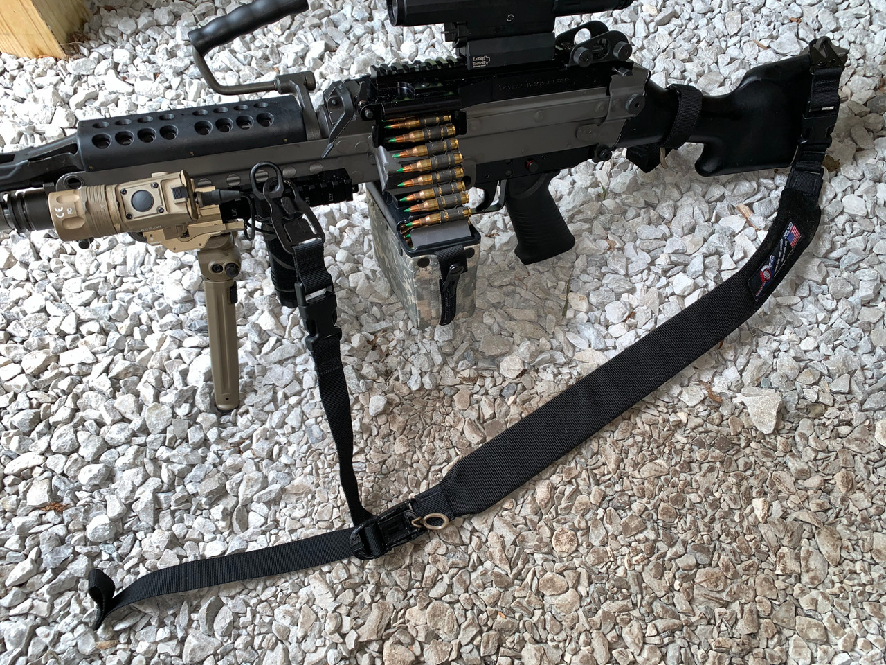 M249 SAW Padded Sling – Tactical Hybrid Sling for Maximum Comfort