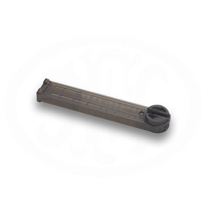 The FN PS90 Magazine is a standard factory magazine. This magazine is for 5.7x28mm. This magazine is made of polymer and comes in a translucent smoke finish. The FN PS90 Magazine is a standard factory magazine. This magazine is for 5.7x28mm. This magazine is made of polymer and comes in a translucent smoke finish.