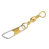 Angler Swivel Snap Brass