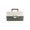 Plano Tackle Box 3 Tray Green White Top Access