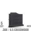 MDT Polymer Magazine AICS Black 308 5rnd