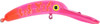 Bright Orange and Pink Mag Lip Flatfish lure