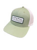 Lone Butte Hat Rectangle Logo - Sage/White