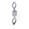 Mustad Swivel - Rolling w/Diamond Eye, Black Nickel