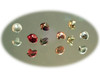 2 Tone Tungsten Half Beads - 2.4mm