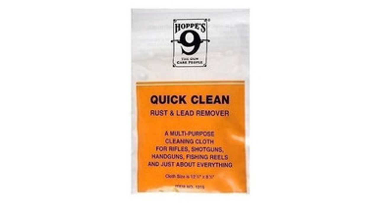 Hoppes 9 Quick Clean Rust And Lead Remover Cloth