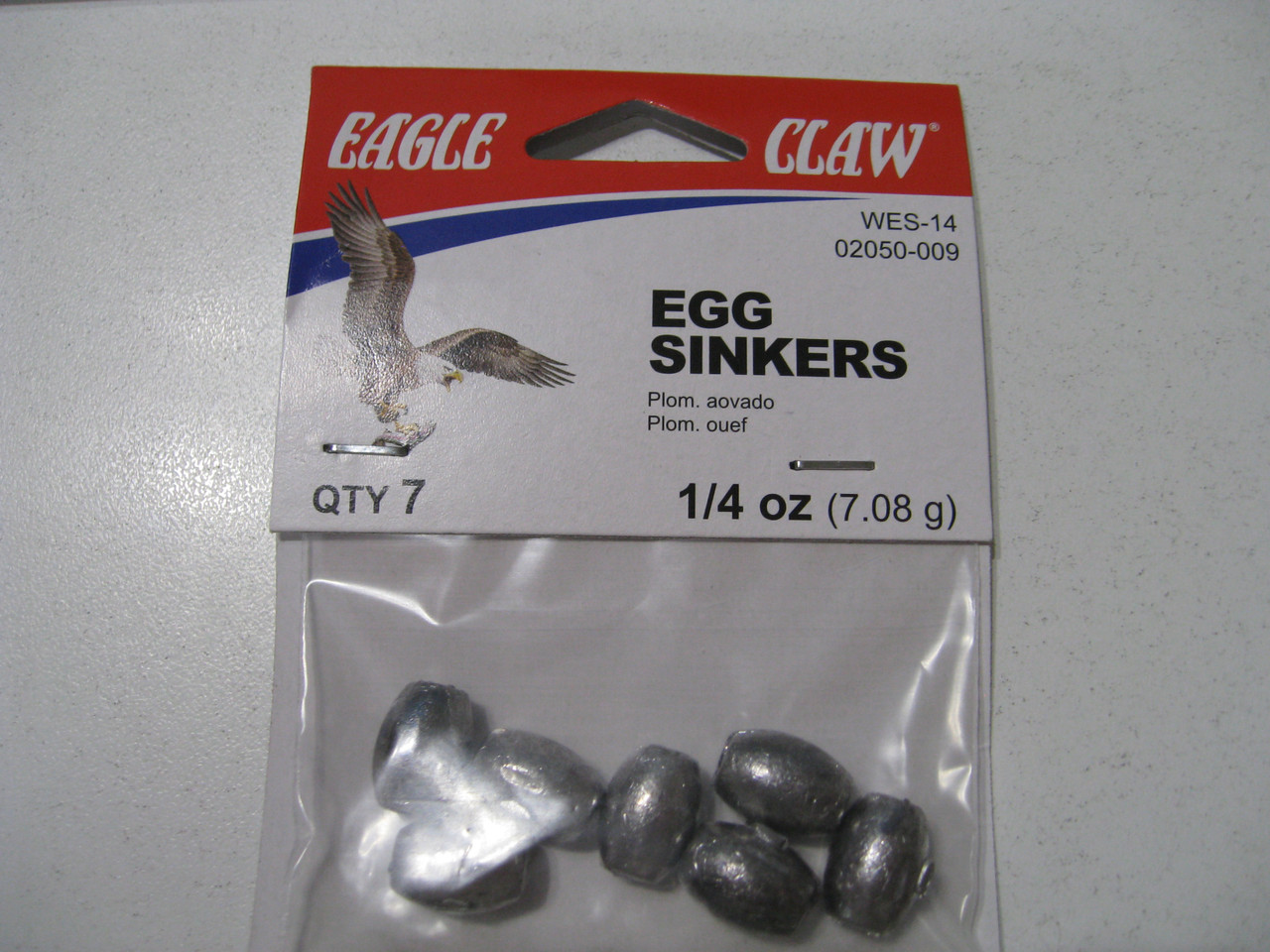 Eagle Claw Egg Sinkers Weights
