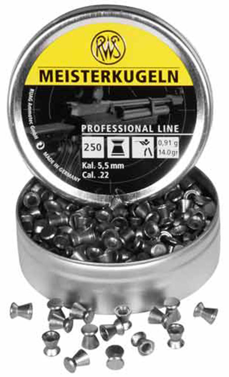 RWS 22 Cal Musterkugeln Pellets Box 500