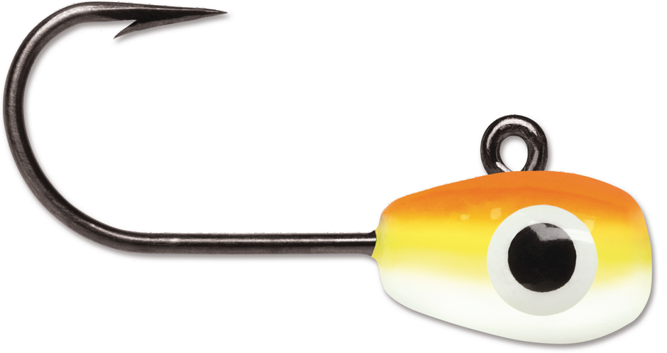 VMC Pug Bug Jig 1/64oz Orange Chartreuse Glow #12 Hook 1/16oz