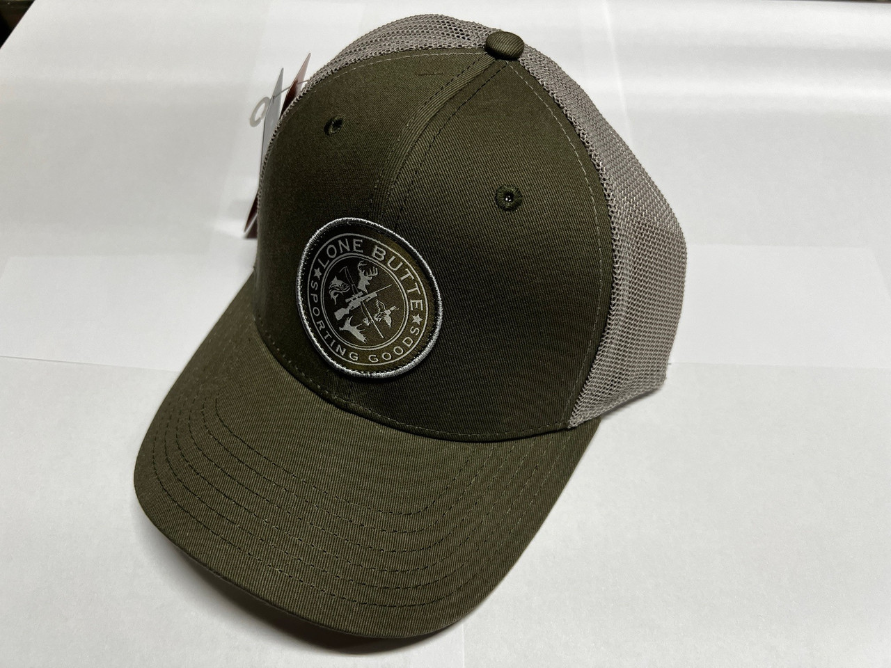 Lone Butte Round Logo Olive