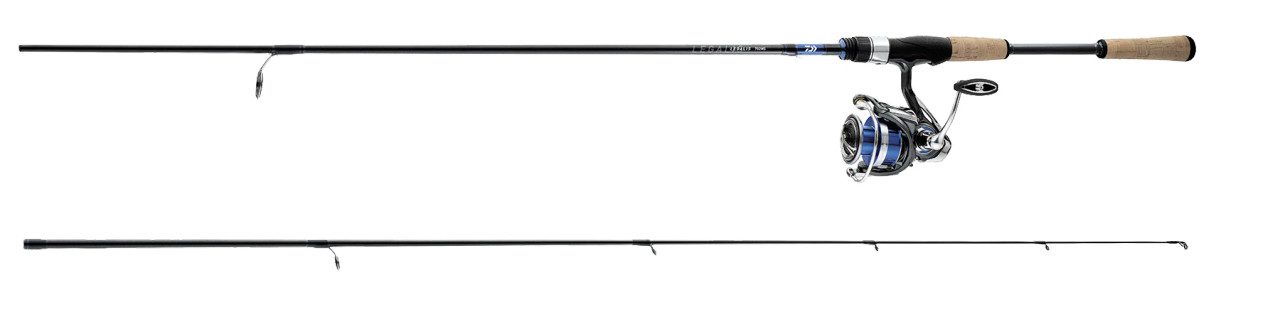 Daiwa Legalis LT 6'6" 2pc Medium Light Action Spin Combo