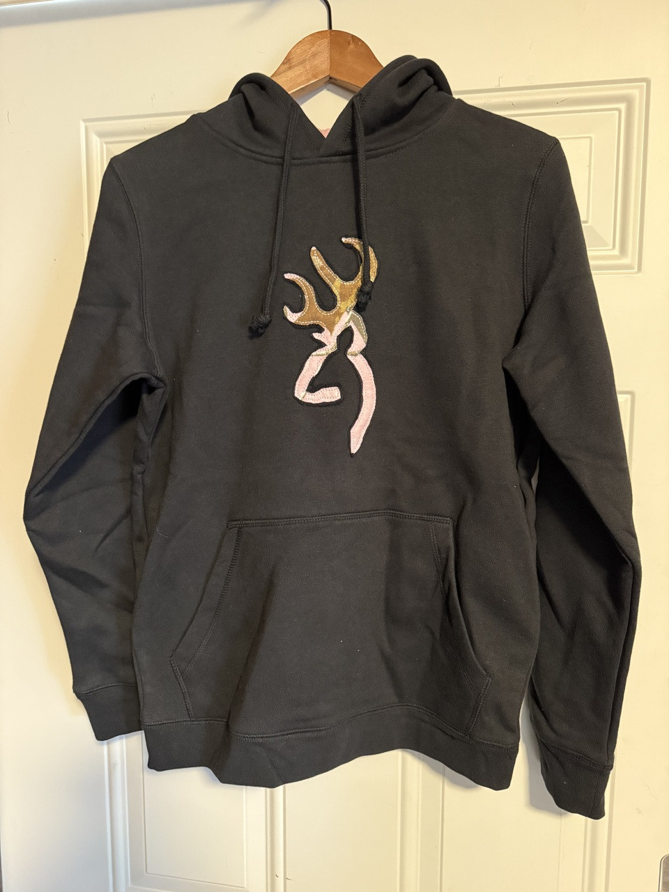 Browning Womens Buckmark Black Hoodie