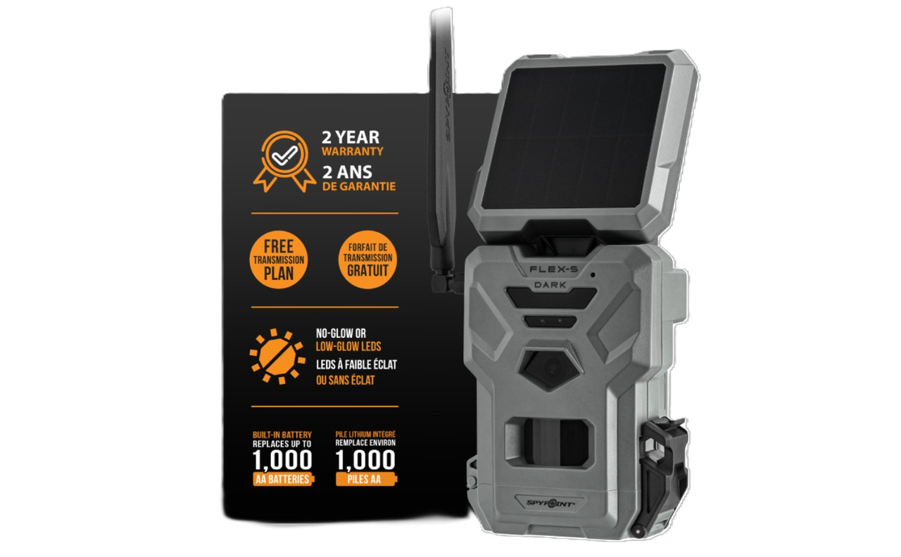 Spypoint Cellular Solar Trail Camera - Flex-S Dark