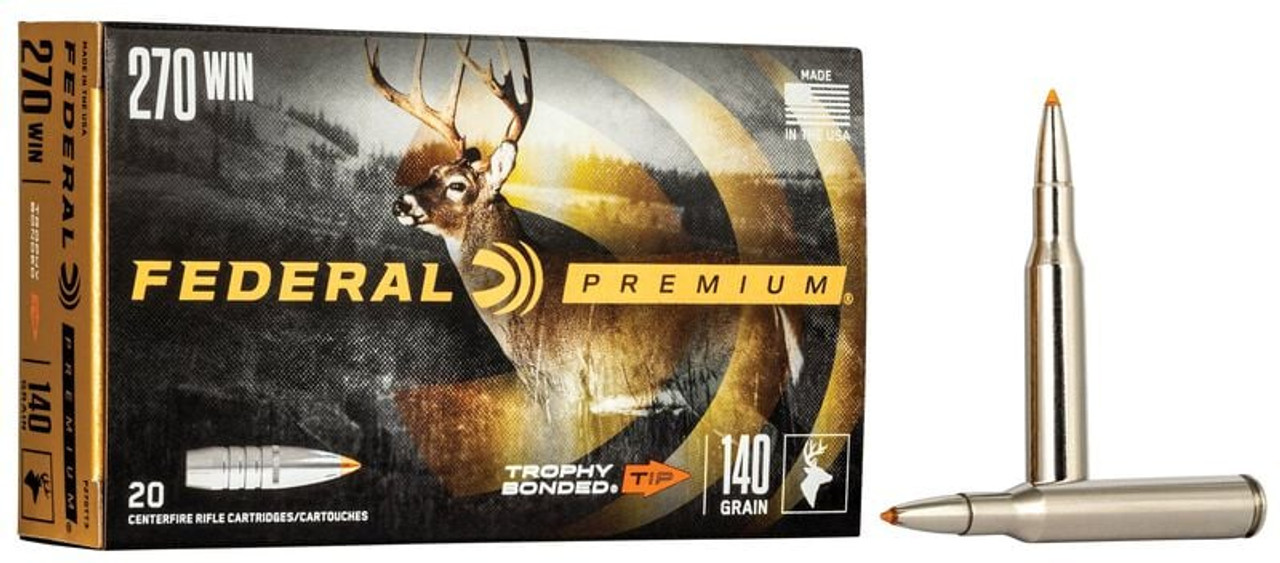 Federal Premium Rifle Ammunition w/Trophy Bonded Tip Federal Premium Rifle Ammunition w/Trophy Bonded Tip