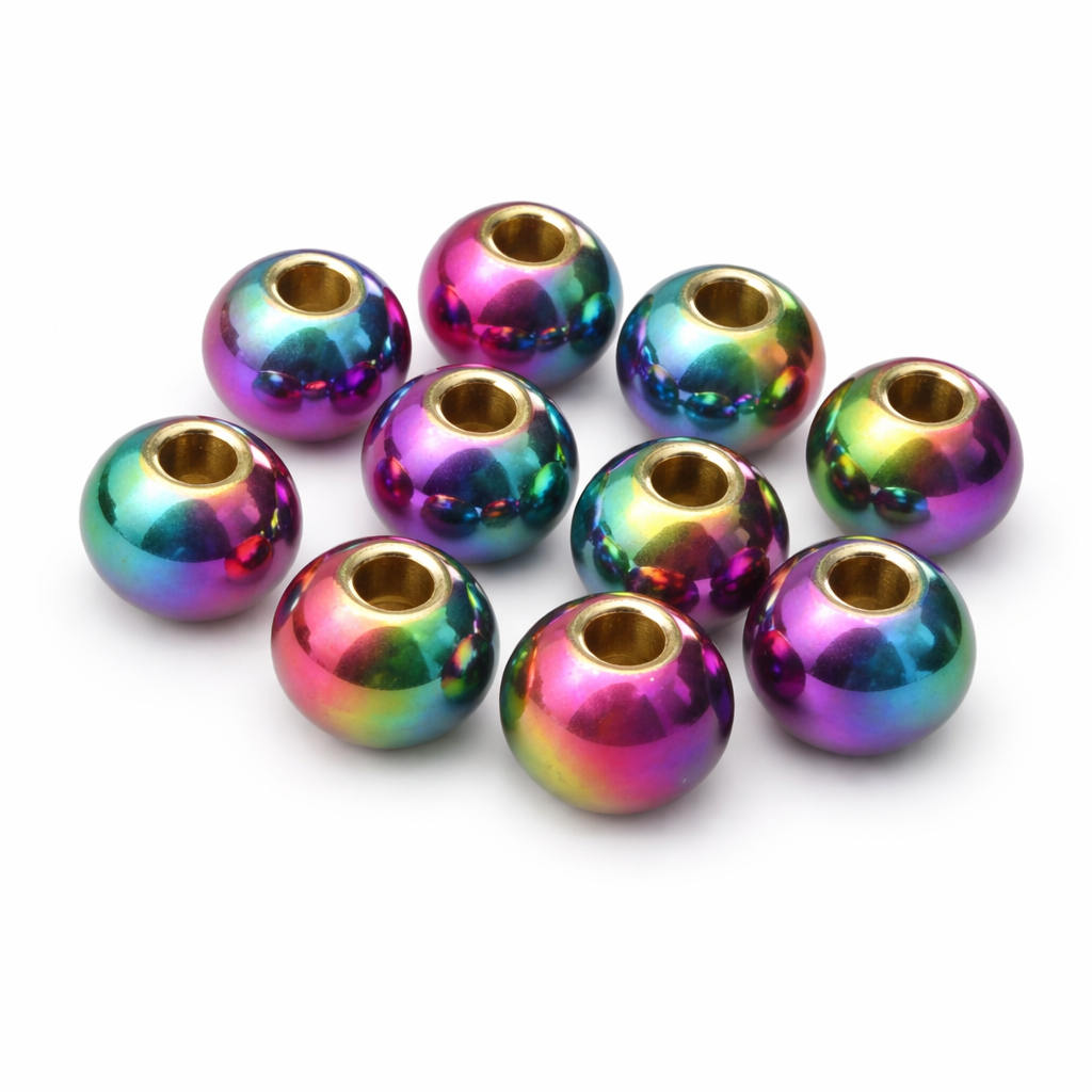 Rainbow Tungsten Bomb Bead