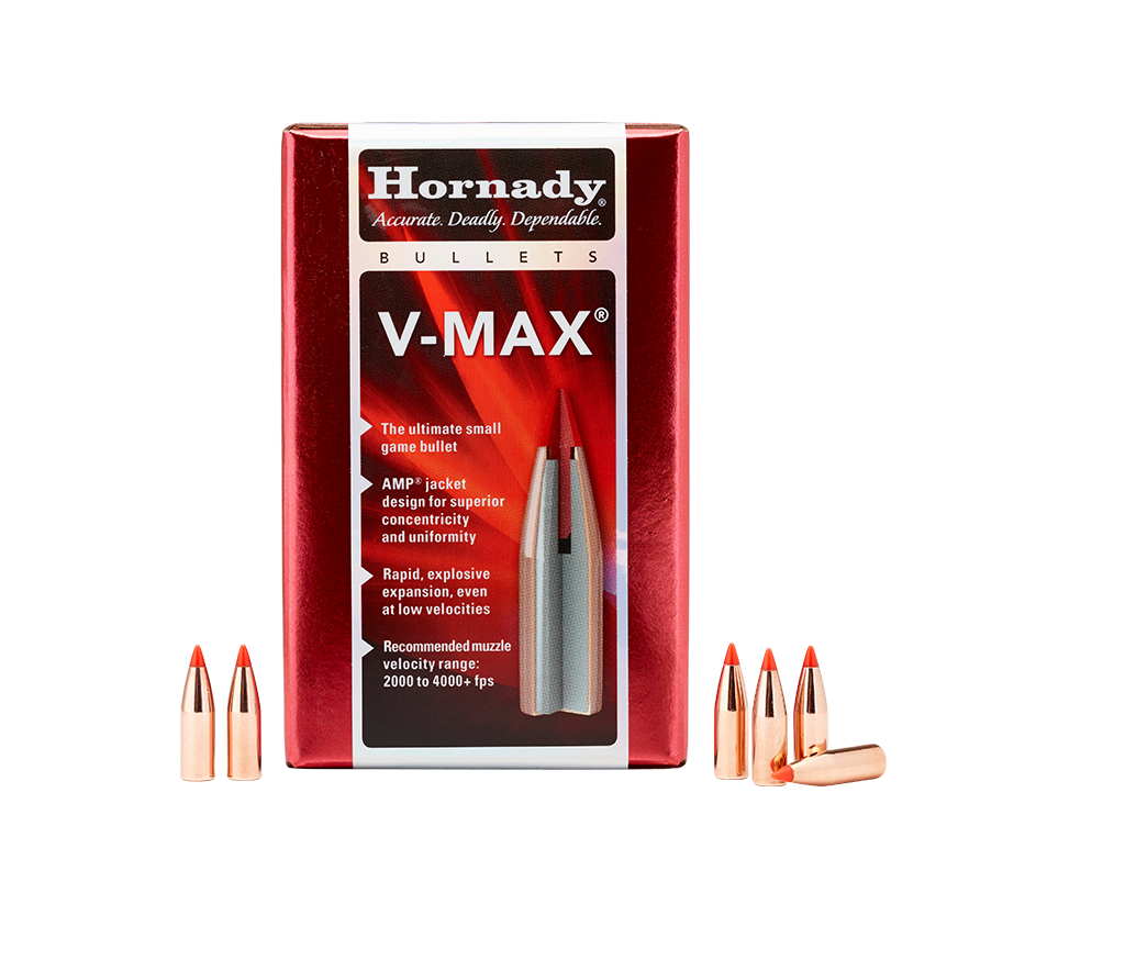 Hornady Bullets - V-Max, 22cal .224 50gr, 250pk