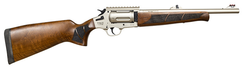 DM Arms Revolver Shotgun, 410ga Wood Stock 13" Barrel, 5 Piece Choke Set