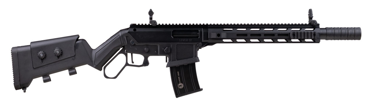 Ege Arms LEVAR12 Lever Action - 18.5″ Barrel, Black Synthetic Shotgun