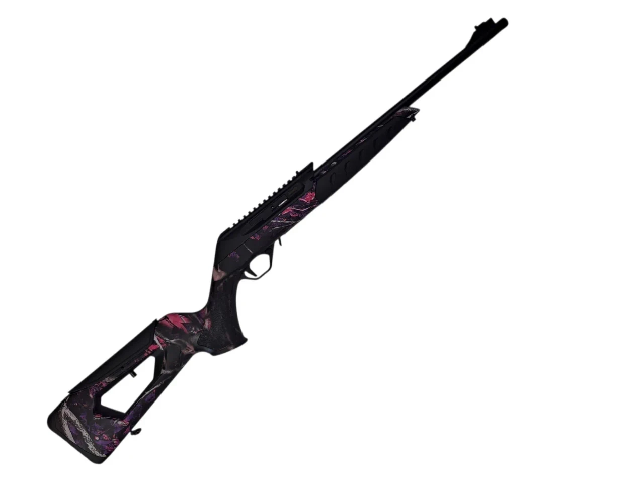 DM Arms - KR22 Rimfire, Semi Auto, 22LR, 18.67" Barrel, 10 Round, Synthetic, Camo Muddy Girl