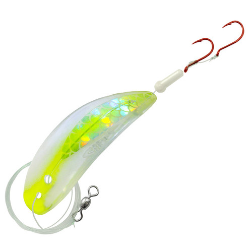  Hot Spot Apex kokanee Lure, Red/Pearl, 1.5