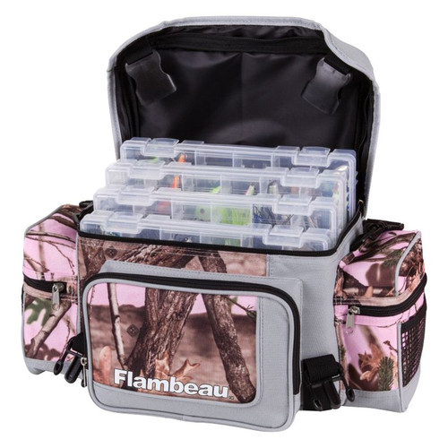 Flambeau Outdoors T5PW IKE Multiloader Tackle Box, Fishing Organizer with  Tuff Tainer Boxes Included, Zerust Anti-Corrosion Technology - Translucent