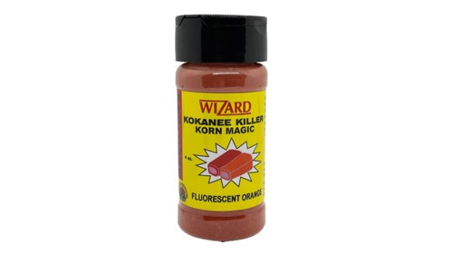 Pro Cure Wizard Kokanee Killer Corn Dye Orange 4oz Shaker Jar
