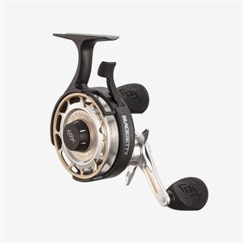 13 Fishing Black Betty Free Fall Carbon Ice Reel Northwoods LH