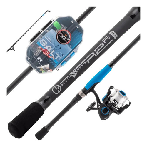 South Bend Ready 2 Fish Fishing Rod Combo 7' 2pc