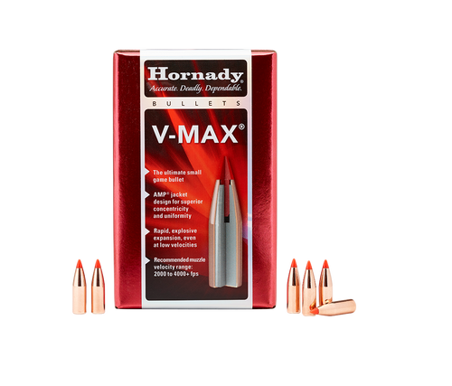 Hornady Bullets - V-Max, 22cal .224 50gr, 250pk