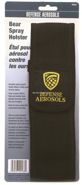Defense Aerosols Bear Spray Belt Holster, Fits 225g and 325g , Nylon