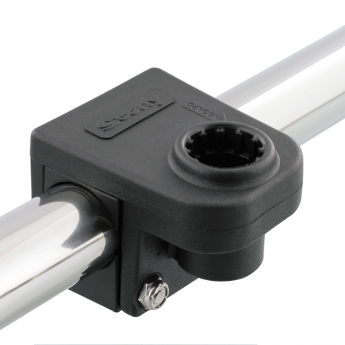 Scotty Rail Mount Adapter 245 Black 1-1/4" Round