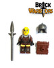 Custom LEGO® Minifigure - Female Elf Warrior Pack Contents