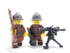 Custom Printed Minifigure Legs - Brown French WWI Legs