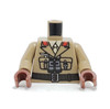 Custom Printed Minifigure Torso - Afrika Korps General Torso