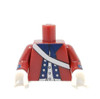 Custom Printed Minifigure Torso - British Infantryman Torso