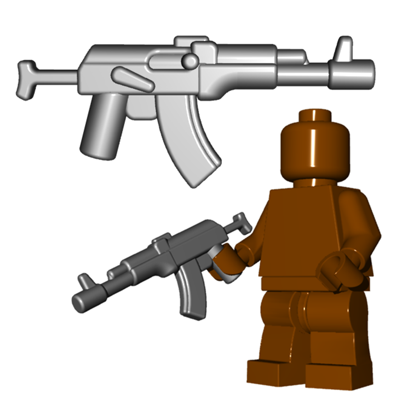 for Lego Minifigures accessories black Enhanced warrior gun