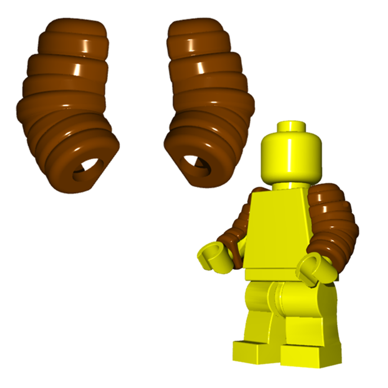 antenne ristet brød venlige Minifigure Armor - Arm Guards