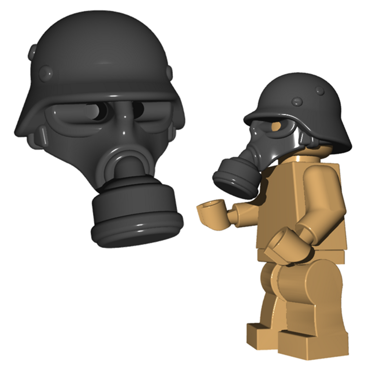 Minifigure Helmet - Gas Mask