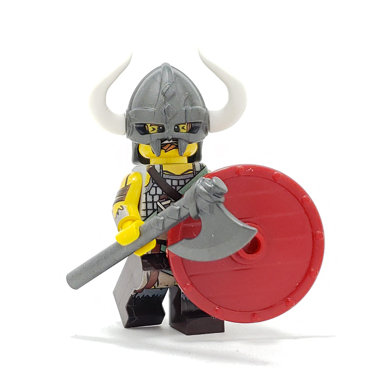 LEGO CASTLE VIKINGS CLAN VIKING SOLDIER MINIFIGURE MADE OF GENUINE LEGO PARTS 