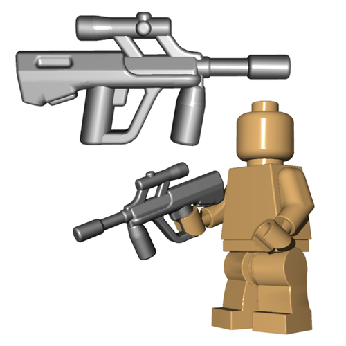 Minifigure Gun - Austrian Bull Pup